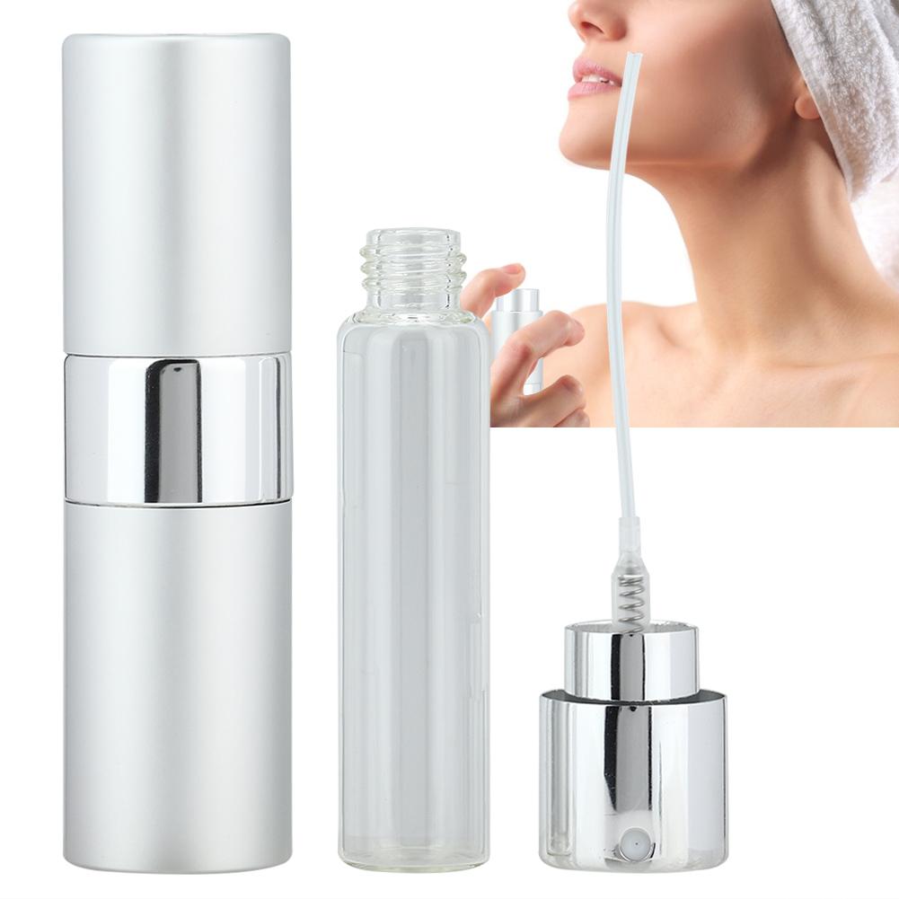 15ml Empty Refillable Perfume Atomizer Bottle Empty Spray Bottle for Outgoing Silver