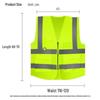 Reflective Safety Vest with Multiple Pockets