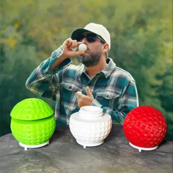 Panák na golfový míček Sklenice na pití s golfovým míčkem Novinka Dávkovač nápojů s golfovým míčkem Dekorace na golfovou párty Vtipné golfové dárky pro muže