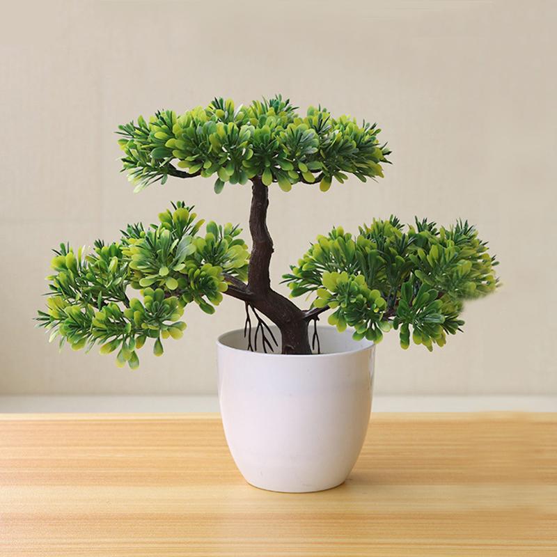 1PC Artificial Plants Accessories Decoration Pot Flowers Plastic Simulation Casual Fashion One Size