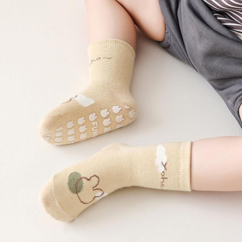 Baby Socks Cartoon Toddler Anti Slip Cotton Floor Socks for Girls Newborn Boys Cute Anti Slip Accessories Four Spring Autumn