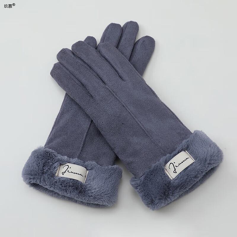 

Милые зимние перчатки Jiu Mu с флисовой подкладкой One Size