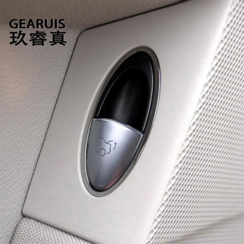 Car Armrest Door Window Glass Lift Button Cover Sticker Trim For Mercedes Benz W219 CLS Class 2003-2009 Interior
