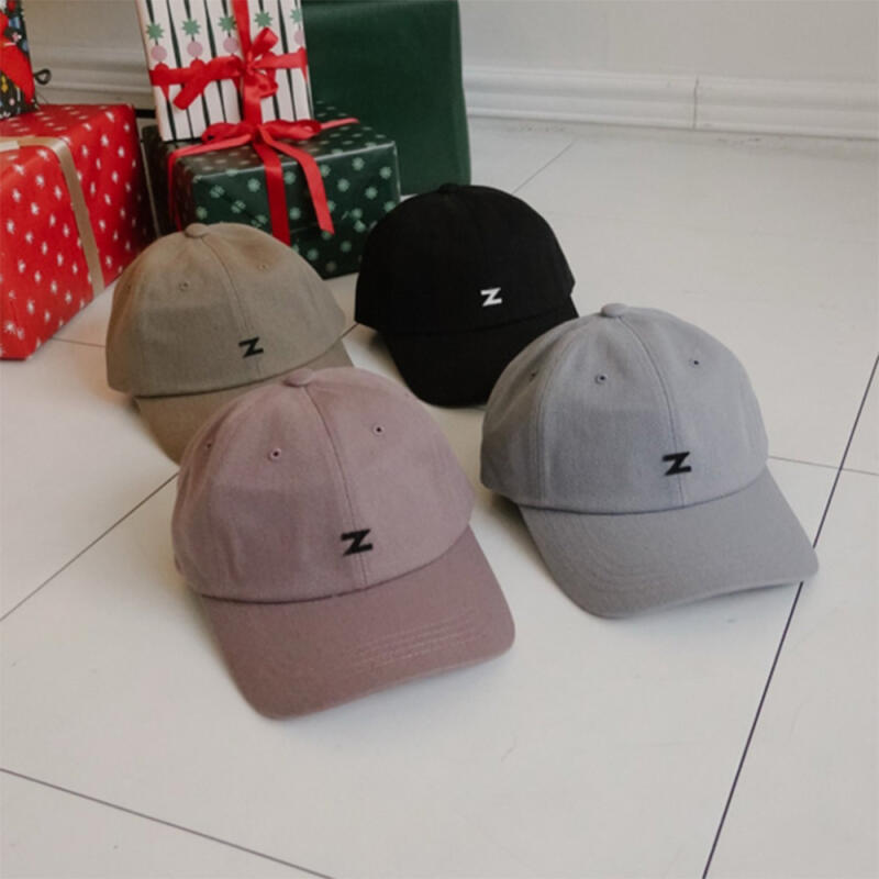 

Women s Minimalist Cotton Ball Cap Baseball Hat C8717_Black