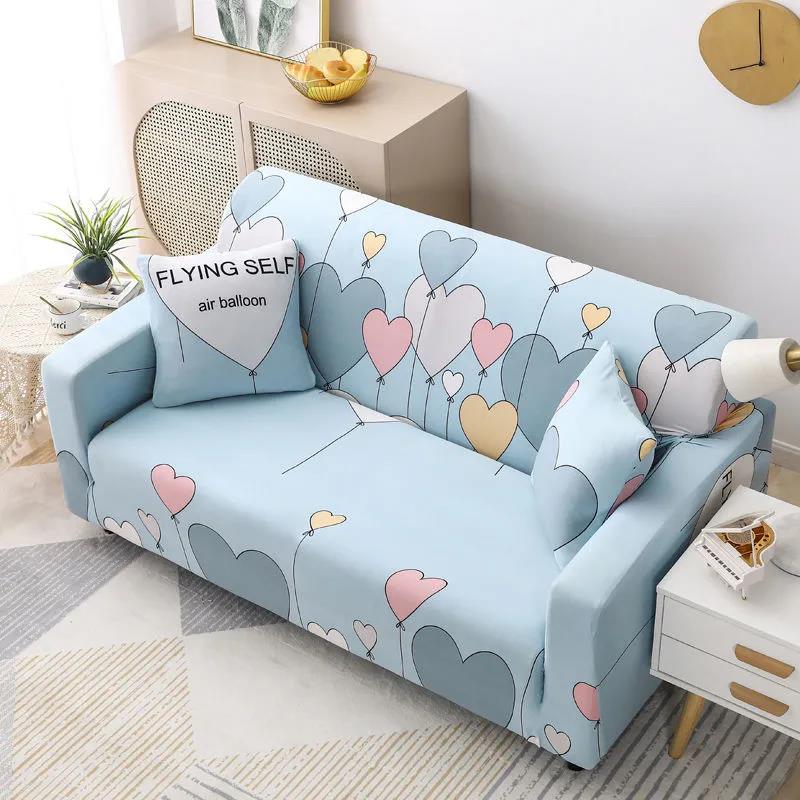 Vier Jahreszeiten Universal Nordischer Stil Druck All-Inclusive Elastischer Universalbezug Sofabezug