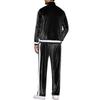 Men  Leisure  Splicing  Knitting  Zipper  Cardigan  Sweater  Set