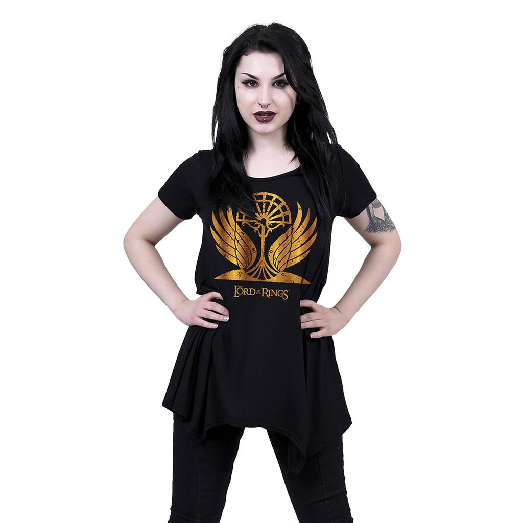 Lord Of The Rings Womens/Ladies Golden Wings Casual Top