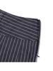 Kirsh Striped Button Point Pleated Skirt [Navy]