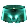 Men Underpants Low Waist Glossy Soft Breathable U Convex Pouch Slim Fit