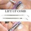 Double-headed Lash Lift Curler Eyelash Perming Stick Stainless Steel Cosmetic Applicator Comb Tool Eyelash Extension Supplies