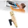 Air Conditioner Ball Valve 1/4 Inch SAE Adapter R22 Air Conditioning Liquid Hose Valve Straight Shut Off Valve for HVAC AC Automotive Service Tools