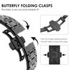 Stainless Steel Strap for Samsung Galaxy Watch8 Classic 46mm/Watch8 44mm/40mm Watch Band with Butterfly Clasp