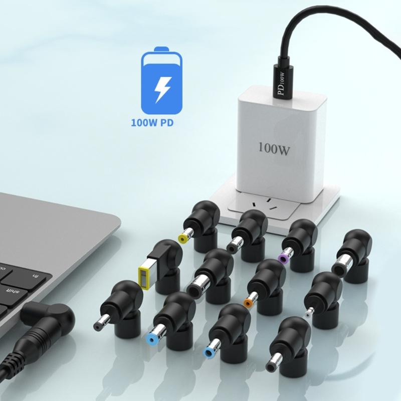 Кабель для быстрой зарядки USB Type C PD100W с 3-контактным разъемом и интеллектуальной системой согласования напряжения