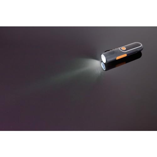 Nichido Self-Powered LED Light, Hand-Crank Charging Type, with Radio, 11140 LEH-05W-PG