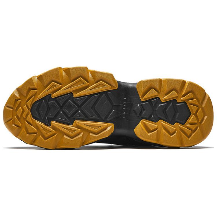 Anta Fabric Synthetic Leather Rock Comfortable Versatile Non-Slip Wear-Resistant Low-Top Casual Shoes Men Casual Shoes Black Gray 112448865-4