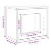 Cat House White 51 X 30 X 42 Cm Engineered Wood