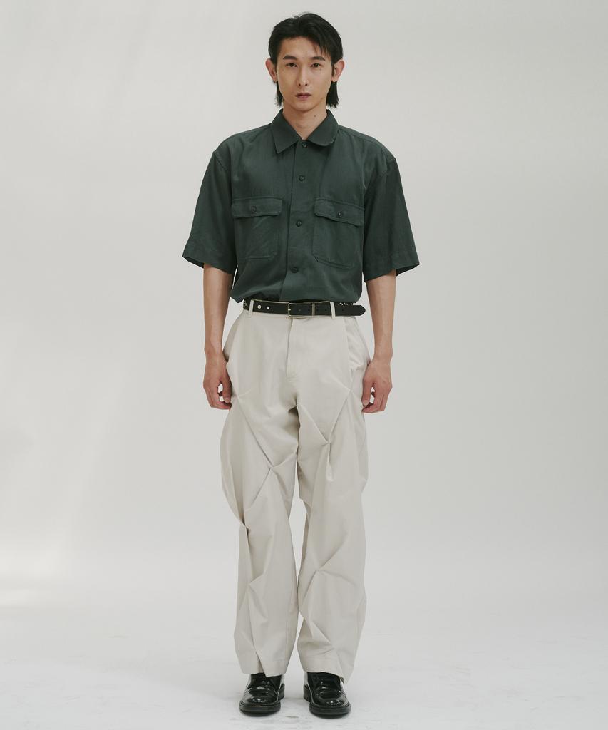 AEGO FREEDOM LAB Nip Crump Pants_Sand Beige