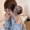 Korean British style sub large intestine hair band retro college style ball head rubber band hair rope autumn and winter hair accessories