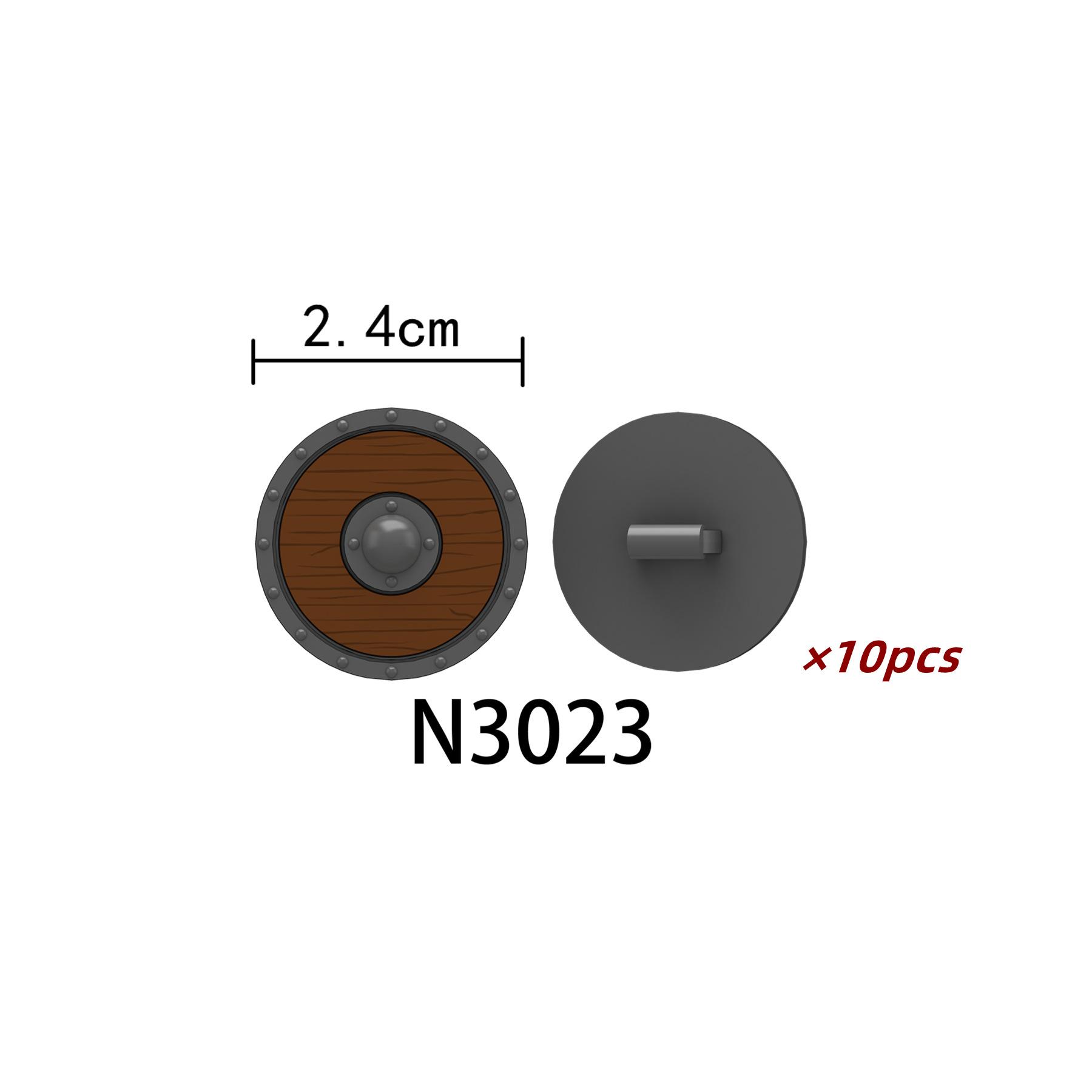 

10 шт. Игрушка-конструктор со средневековым щитом и оружием викингов