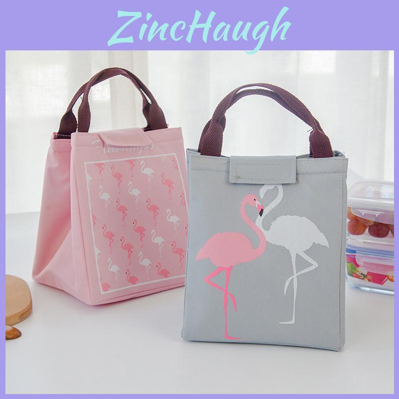 Flamingo Lunch Bag Stylish Thermal Bag Waterproof And Insulated For Beach And Picnic