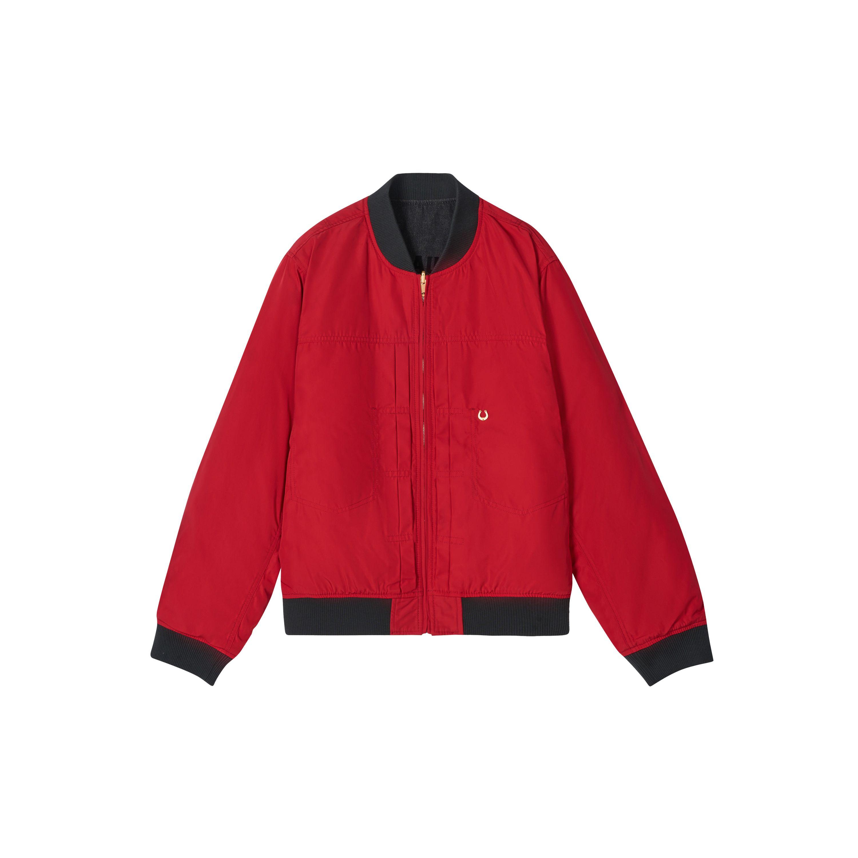 Levis Год Лошади Ограниченная Серия Свободная Модная Классическая Повседневная Удобная Куртка с Воротником-стойкой Унисекс куртки 006NO-0000 XXL