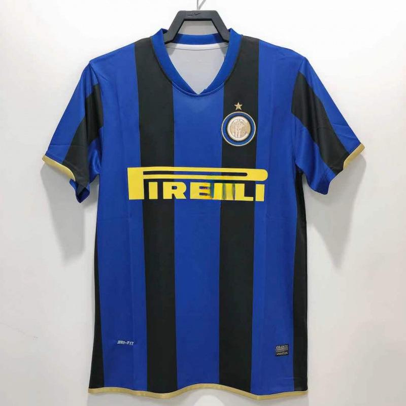 Wholesale Serie A Classic Retro Football Jersey AC Milan Kaka Inter Home and Away Short Sleeves Undertake Delivery