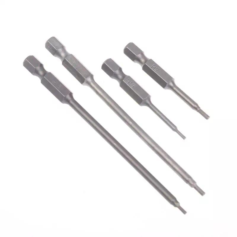 10Pcs Hex Shank Magnetic Head Screw Driver 50/100mm Screwdriver Bits H1.5-H12 Nut Driver Set Power Drill Adapter Screw Driver