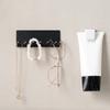 5 Slots Toothbrush Storage Rack Wall-mounted Toilet Hanger Shelf  Bathroom Storage