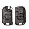jingyuqin 2B Folding Remote Car Key Shell Case Fob Cover For Nissan Qashqai primera Micra Navara Almera