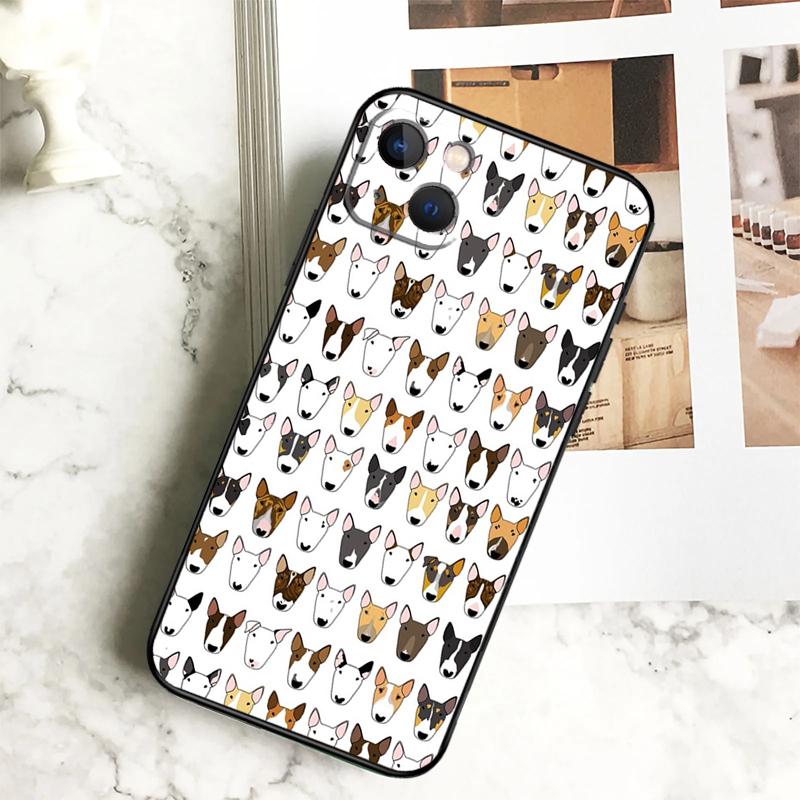 English Bull Terrier Phone Case For iPhone 17 16 15 14 13 11 12 Pro Max Plus 12 13 Mini 16e 17 Air Cover Coque