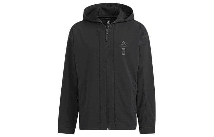 Adidas Jackets Men s Black Hooded Moderate Other HM2946 S