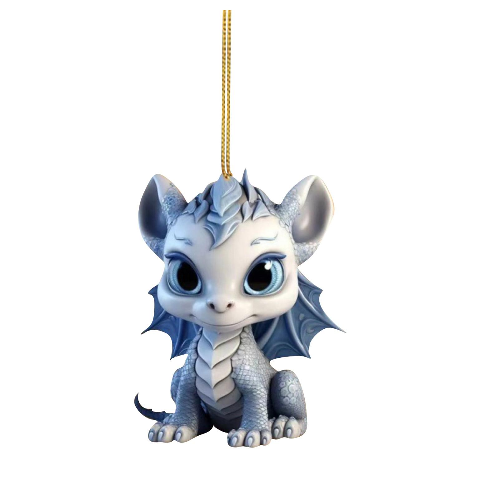 

Xiaolongzi Акриловый плоский автомобильный кулон, украшение для зеркала заднего вида автомобиля One Size