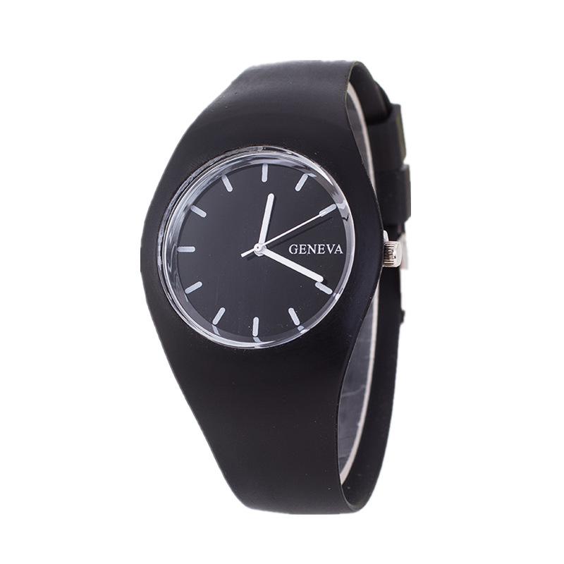 Slim Unisex Fashion Silicone Quartz Wristwatch - Ideal Student Gift