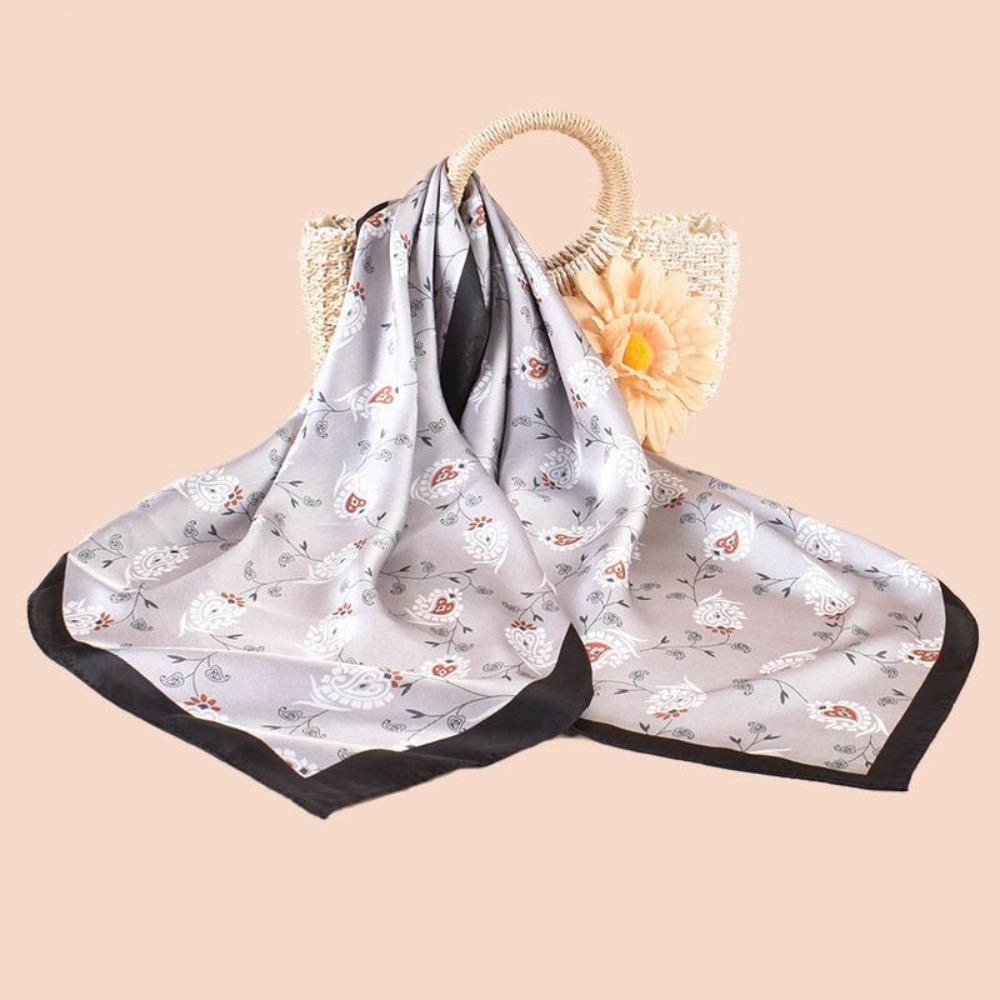 Casual Women's Hairbands Printed Shawls Wraps Fashion Square Scarf  for Women
