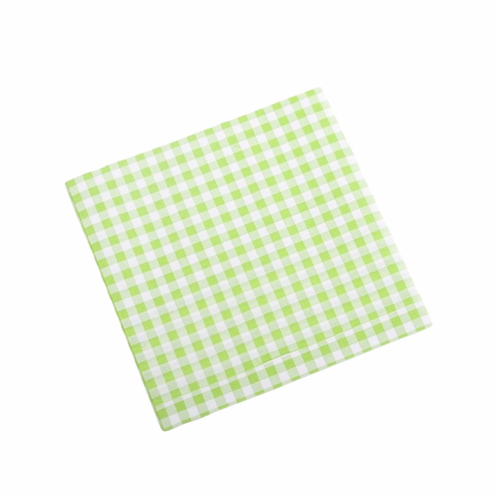 100PCS/Pack Disposable Oil-absorbing Paper Food Grade Colorful Grid Oil-Proof Paper Oil-Resistant Safe Material Baking Paper