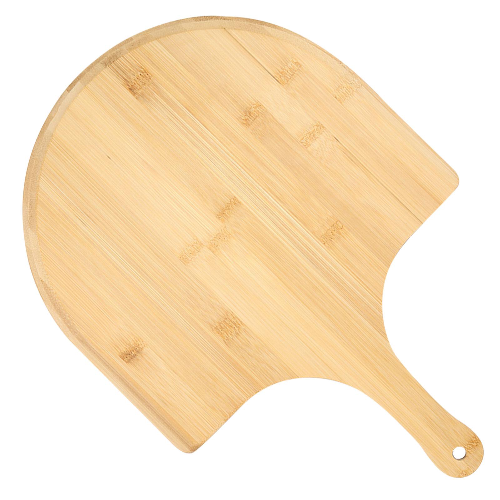 Pizza Peel with Long Handle Wood Pizza Spatula Bevelled Pizza Peel Paddle Multifunctiona Pizza Turning Peel Hanging Pizza Shovel