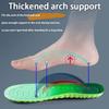 Breathable Odor-resistant Soft Insoles Men's Women's Arch Support Sports Insoles Elastic Soles Sneakers Shock-absorbing Insole