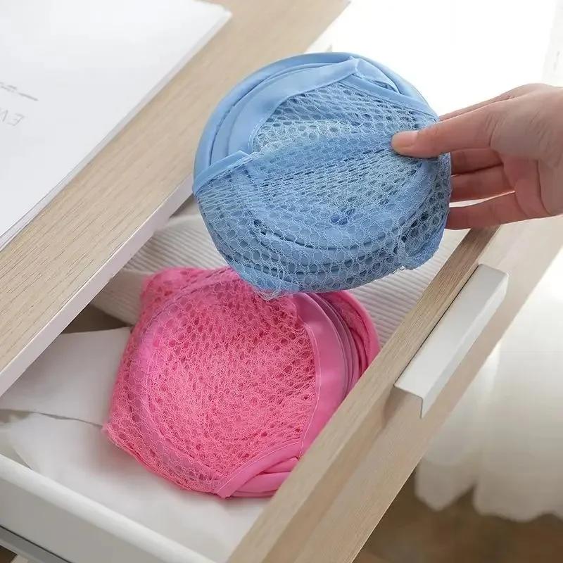 Foldable Mesh Clothes Dirty Clothes Basket Household Mesh Dirty Clothes Basket Storage Basket Storage Bucket Laundry Baske