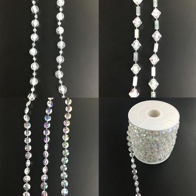 Beaded String Bead Strand Plastic Garland Decoration Pendant Accessory for Wedding Party