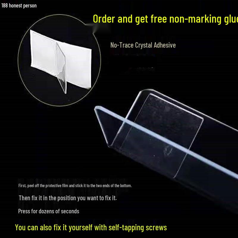 1.4mm Thick Plastic Baffle Partition for Kitchen and Bedside Cabinets