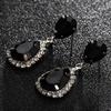 Fashionable Shiny Teardrop Women's Simple Everyday Earrings Jewelry