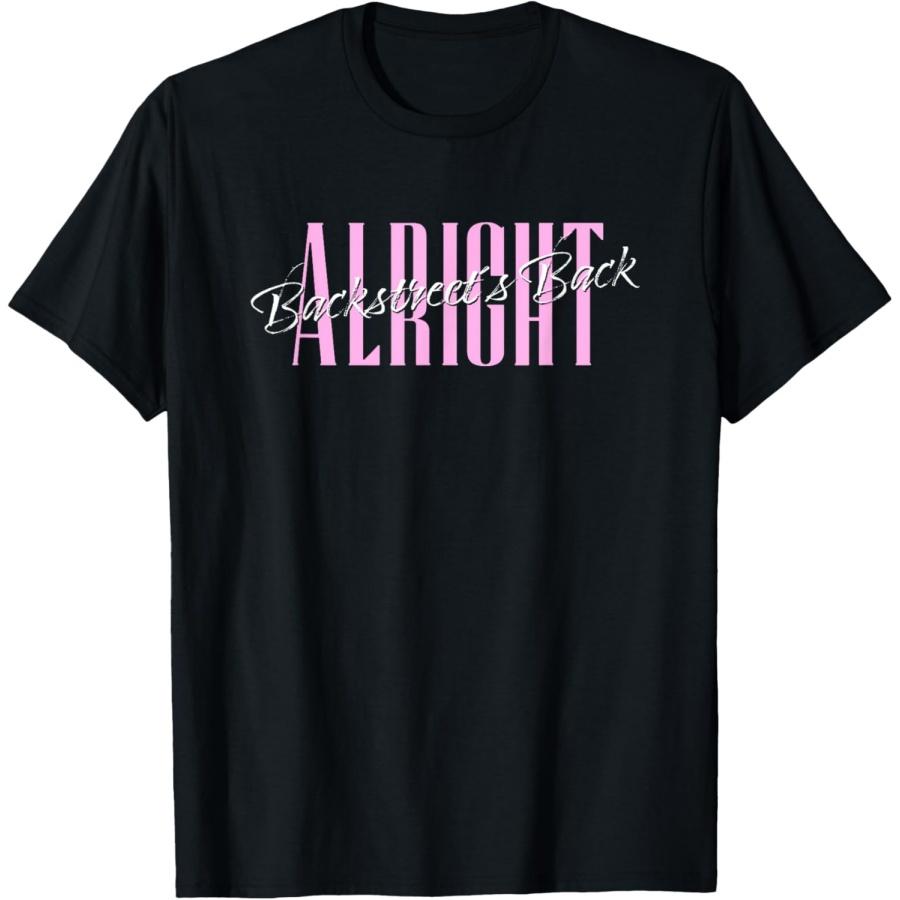 

– Backstreets Back Alright Lyric T-Shirt XXXXXL чорний
