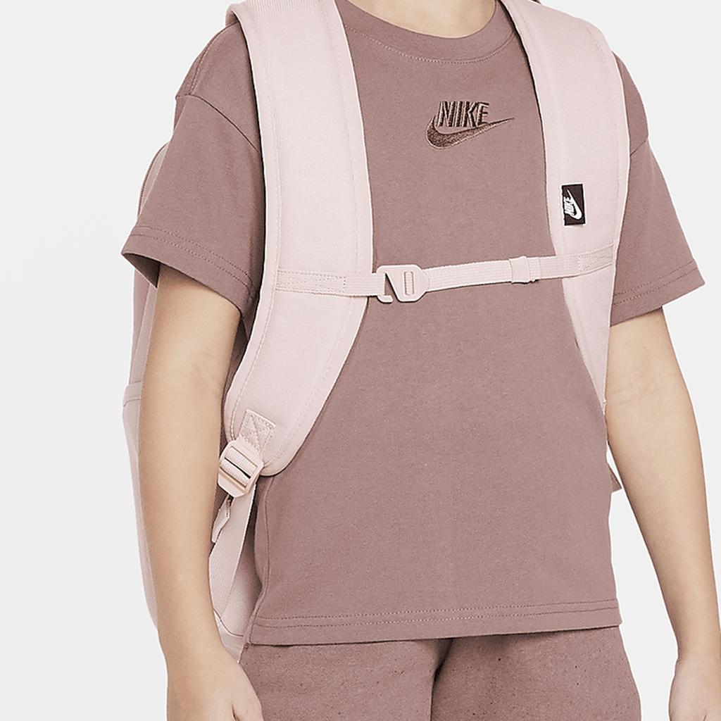 Nike Sportswear Logo Round Neck Loose Comfortable Casual Sports Short Sleeve T-Shirt Kids Tops Smoke-Gray Purple Red FN9668-208