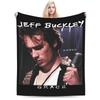 Jeff Buckley Indie Rock Gitarrist 1990er Jahre Decken Fleece Ganzjahres Mehrzweck Weiche Überwurfdecke für Zuhause Outdoor Bettüberwurf