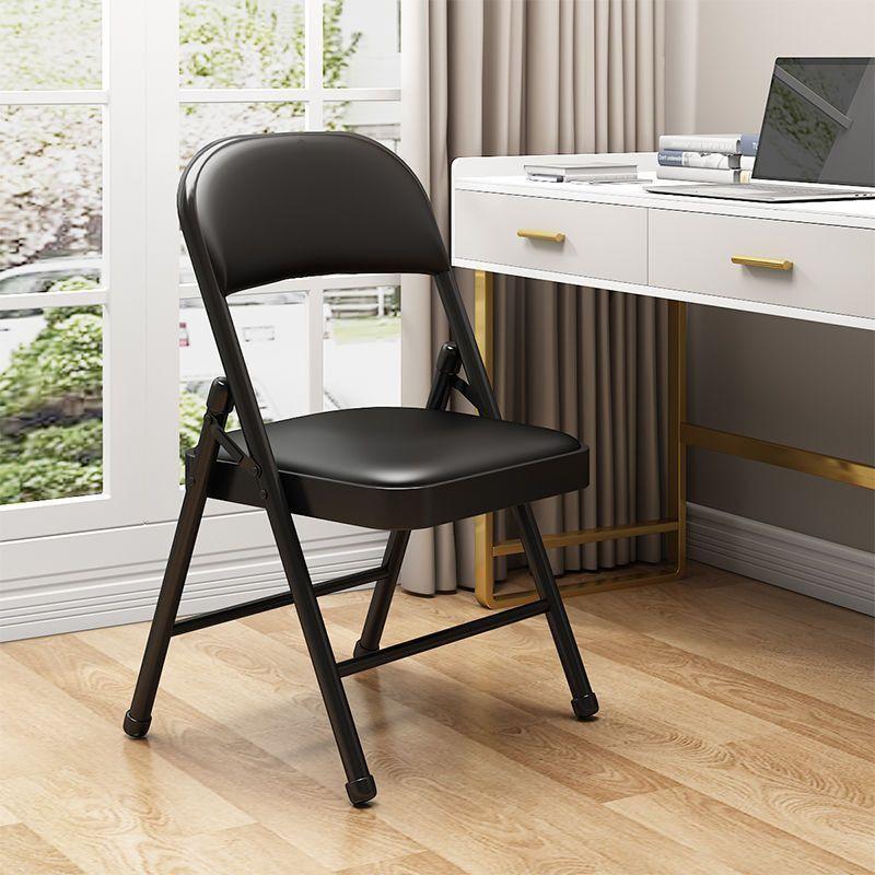 Portable Folding Chair with Backrest for Home, Office, Dining, and Dormitory Use