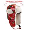 Ethnic Warm Hat Trapper Hat Stylish Floral Caps Warm Hat Ushanka Hat for Outdoor Winter Mask for Skiing Camping Hiking