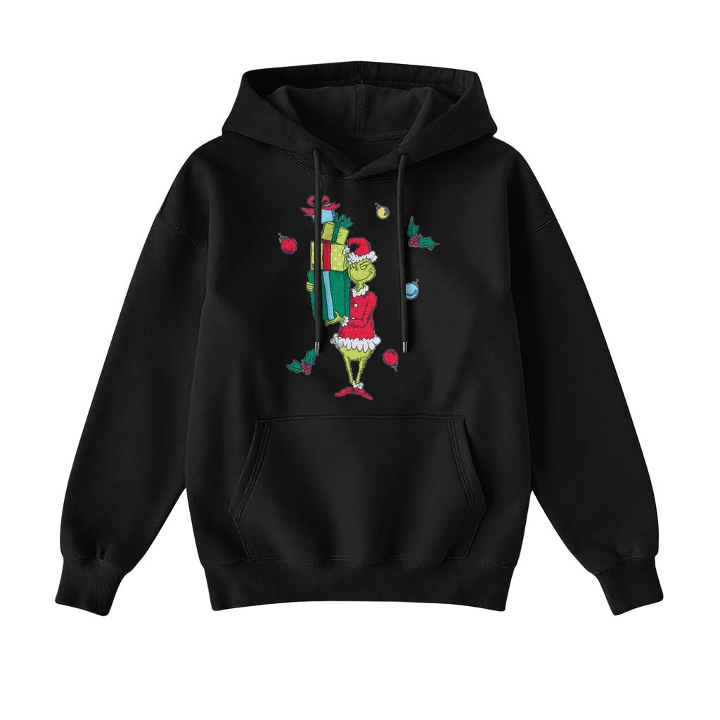 Women's Christmas  Hoodie Funny Cute Christmas Holiday Sweatshirt Pullover