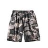 Men's Summer Loose Outdoor Sports Multi-Pocket Cargo Shorts Casual Pants Quarter Pants