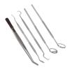 5pcs Professional Oral Health Care Pick Tools Stainless Steel Teeth Cleansing Calculus Remover Tool for Dentist