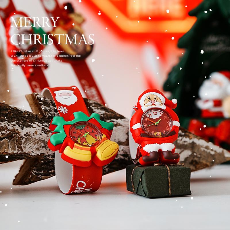 Vánoční plácací náramek Dětské elektronické hodinky Hračka Kreativní sváteční dárek Náramek pro děti Party Dekorační potřeby